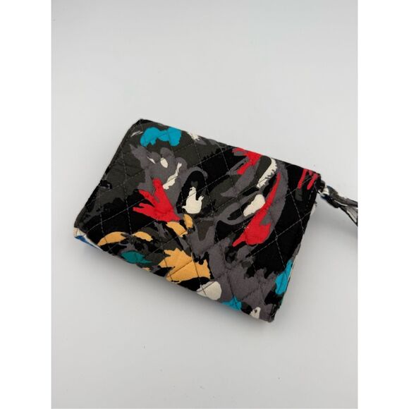 Vera Bradley Womens Splash Floral Quilted Your Turn Smartphone Wristlet Wallet - Picture 2 of 8